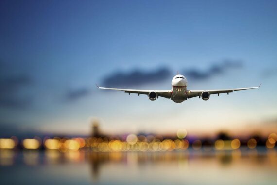 Anreise mit dem Flugzeug